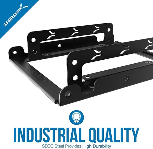 Vista 6 de SABRENT Kit de abrazadera de montaje para disco duro interno de 2.5 pulgadas a 3.5 pulgadas (BK-HDDH)