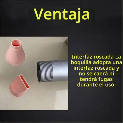 Vista 7 de Pistola de Lechada de Mortero con Barrena de Gran Tamaño para Calafateo con 9 Boquillas (Sin Taladro Eléctrico)