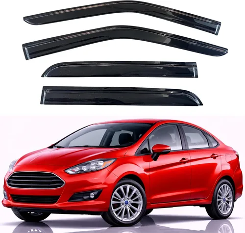 Vista 120 de KPY Moldura deflectora de viento con protección contra la lluvia compatible con Mazda CX-3 2016-2021 (CX3), 4 unidades, para ventana lateral