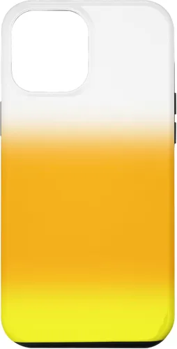 Vista 6 de iPhone 14 Halloween Candy Corn Gradient Naranja Amarillo Blanco Caso