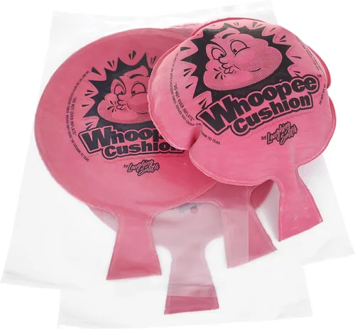 Vista 4 de Laughing Smith Whoopie - Paquete familiar de cojines (paquete de 6, 6 pulgadas), juguetes de broma a granel para recuerdos de fiesta, bolsas
