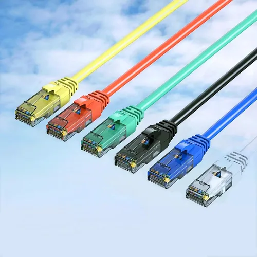 Vista 8 de Cables de Parche Cat6 de 1.5 Pies (Paquete de 6), Cable Ethernet Cat 6, Cable CCA de 24AWG, Red UTP, Cable de Internet, Compatible con PC