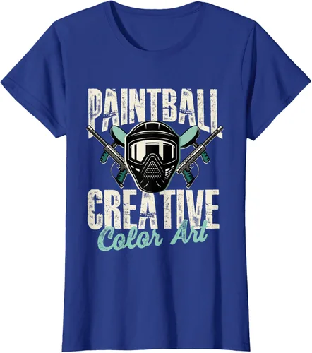 Vista 9 de Paintball Creative Color Art - Camiseta Paintball Paintball, Negro