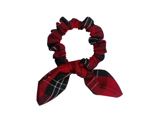 Vista 18 de Back to School/Uniform Plaid Scrunchie bunny ear Bowknot/School Uniform Plaid/Ponytail Bow Scrunchie/Plaid Accessories (Plaid 42-Bernards)