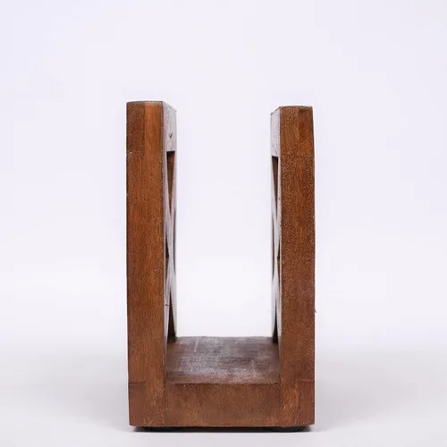 Vista 5 de EDHAS Servilletero de papel de madera, dispensador de almacenamiento de servilletas para mesas, accesorios de cocina y oficina, para restaurantes
