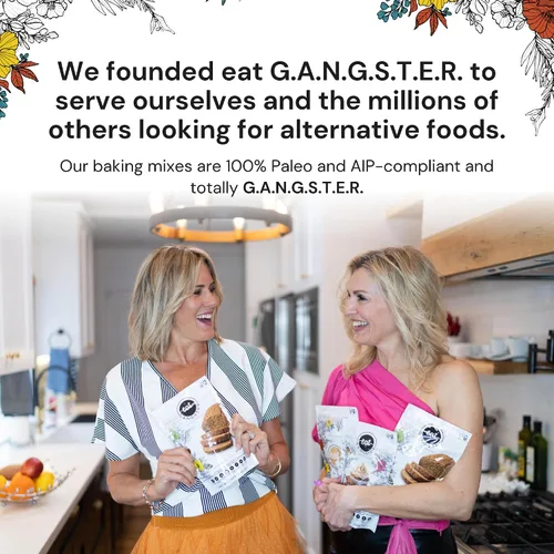Vista 7 de eat G.A.N.G.S.T.E.R. Mezcla para pastel y muffins de canela Cinnawin, mezcla para hornear apta para alergias, sin granos, sin lácteos, sin frutos