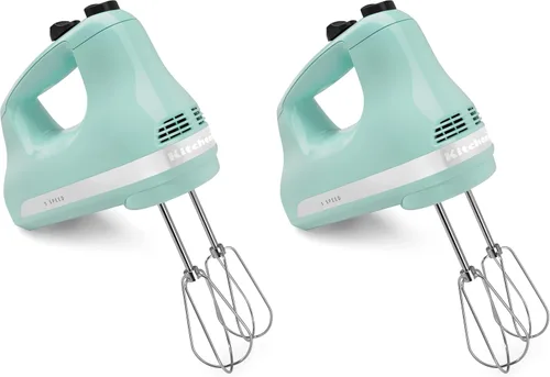 Vista 22 de KitchenAid KHM512 - Batidora de mano de 5 velocidades, ultra potencia, Aqua Sky