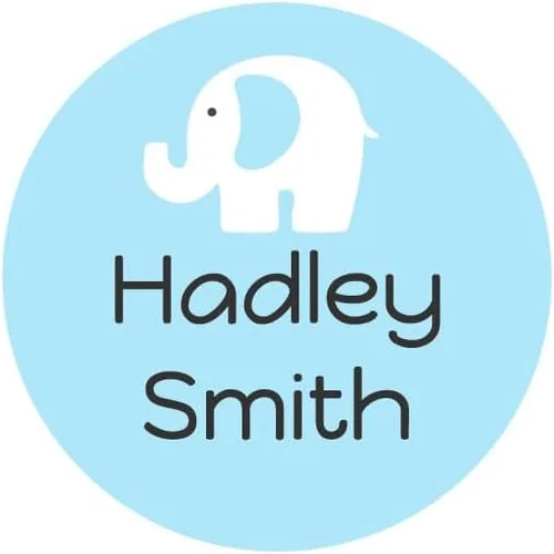Vista 33 de Name Bubbles - Etiquetas circulares personalizadas para ropa infantil (80 etiquetas) - Calcomanías impermeables con nombre personalizadas