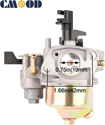 Vista 3 de Carburador GX160 GX200 Compatible con Honda GX120 GX140 GX160 GX200 Motor 5HP 5.5HP 6.5 HP Reemplaza 16100-ZH8-W61, con Bobina de Encendido