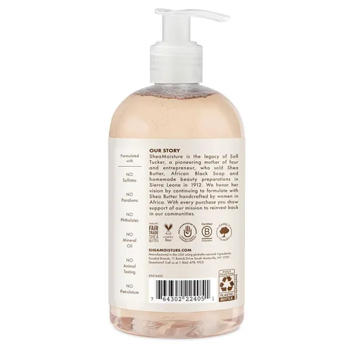 Vista 2 de SheaMoisture - Lavado y champú para bebé 100% aceite de coco virgen con aceite de coco, 13 onzas
