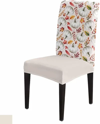 Vista 7 de Funda para silla de comedor, diseño de árbol de Navidad, leopardo, rojo, verde, negro, blanco, copos de nieve, protector para silla de invierno