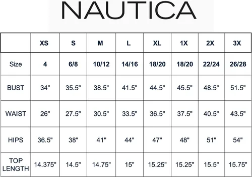 Vista 4 de Nautica Conjunto de pijama de manga larga con botones en la parte delantera y pantalón para mujer