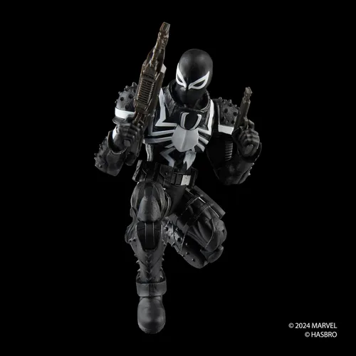 Vista 6 de Serie Marvel Legends Agente Venom (Flash Thompson), Figura de acción coleccionable de cómics retro a escala de 6 pulgadas