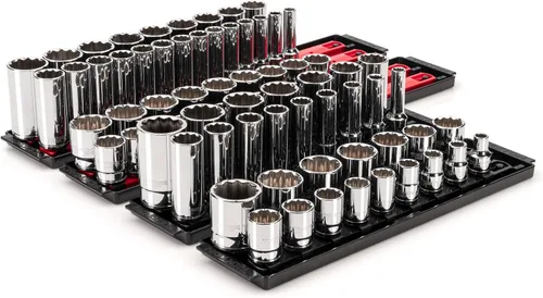 Vista 8 de TEKTON Juego de llaves de vaso de 12 puntos con accionamiento de 1/2 pulgada, 15 piezas SHD92104