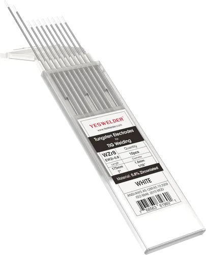 Vista 29 de YESWELDER Electrodo de tungsteno TIG Weld 1/8"x 7" 10-pk, no radiactivo comparable a E3 púrpura