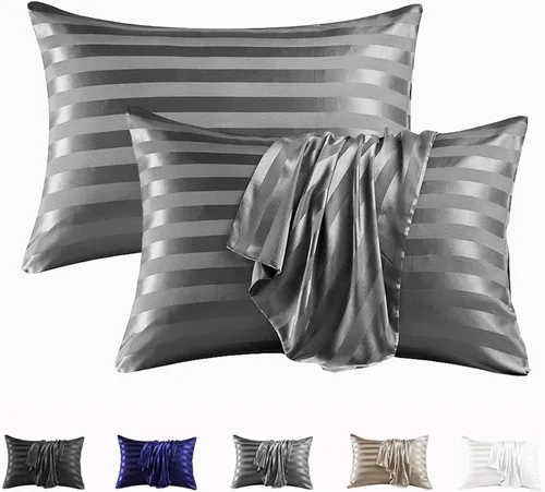 Vista 212 de MR&HM - Funda de almohada de satén