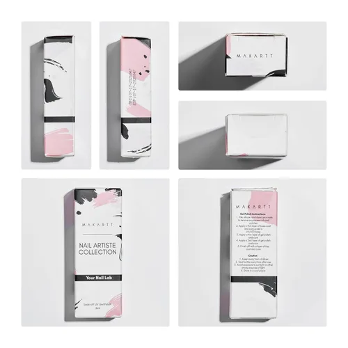 Vista 27 de Kit de capa base y capa superior de gel Makartt: Esmalte de uñas transparente, brillante, sin necesidad de limpieza, resistente a manchas, capa