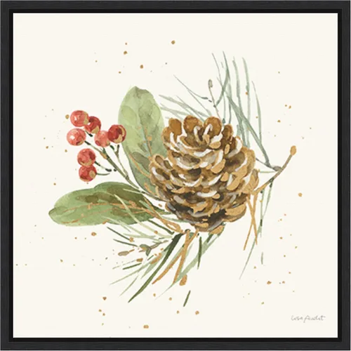 Vista 7 de Amanti Art Lienzo enmarcado para pared, 22 x 22 pulgadas, flores de invierno VI por Lisa Audit, lienzo enmarcado para pared, obras de arte