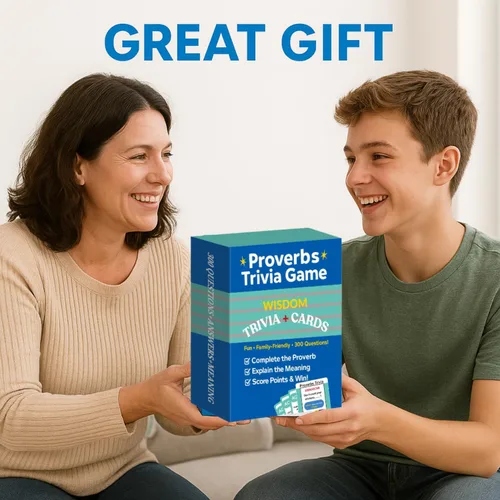 Vista 5 de Proverbios Juegos de trivia, preguntas con respuestas y significados Divertidos juegos de mesa para fiestas familiares, noche de juegos