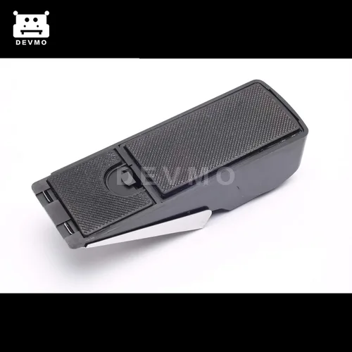 Vista 5 de DEVMO Alarma de seguridad de tope de puerta mejorada, alarma de parada de puerta portátil de 120 grados para viajes, hogar, apartamento, casa