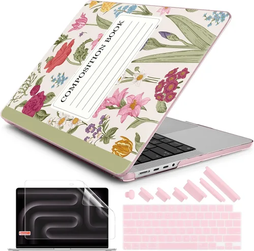 Vista 40 de DONGKE Funda para M5 MacBook Pro de 14 pulgadas 2025 2024-2021 M4 M3 M2 M1, cubierta de carcasa dura de plástico compatible con A3434 A3112 A3401