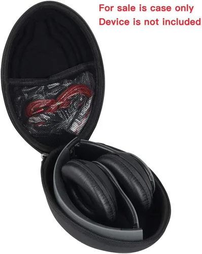 Vista 2 de Hermitshell Estuche de viaje duro para iJoy Matte recargable inalámbrico Bluetooth plegable sobre la oreja auriculares (negro)