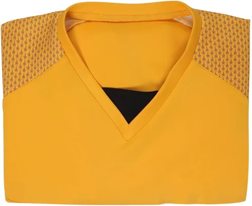 Vista 4 de Disfraz de uniforme de cosplay para hombres adultos, traje de Halloween, abrigo y camiseta