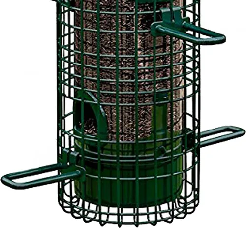 Vista 7 de Squirrel Buster Classic - Alimentador para pájaros a prueba de ardillas, con 4 puertos de alimentación, capacidad de semillas de 2.4 libras