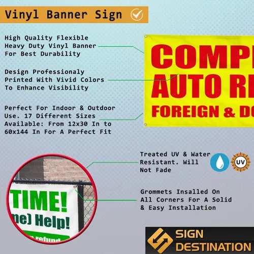 Vista 2 de Vinyl Banner Multiple Sizes Chicken Tenders & Fries Restaurant Cafe Restaurant & Food Outdoor Weatherproof Industrial Yard Signs White 4 Grommets