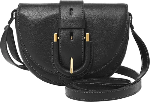 Vista 7 de Fossil Bolso bandolera Harwell de piel ecológica con solapa pequeña para mujer