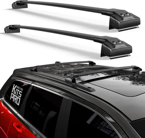 Vista 9 de KitsPro Barras transversales para portaequipajes de techo de 260 libras para Jeep Wrangler 2007-2026 y Gladiator 2020-2026 - Barras transversales
