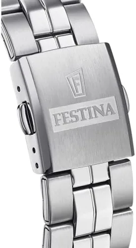 Vista 2 de Festina Reloj analógico de cuarzo para hombre con correa de acero inoxidable F204373