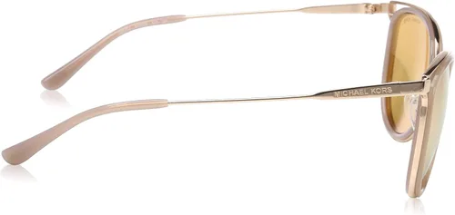 Vista 3 de Michael Kors Gafas de sol con montura rosa lentes de oro rosa líquido 2047in