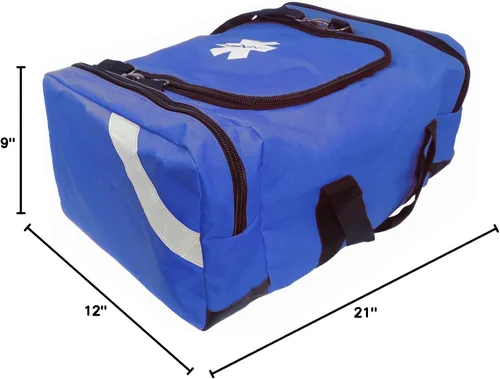 Vista 7 de Ever Ready First Aid Bolsa de trauma de primera respuesta EMT grande - Azul Marino