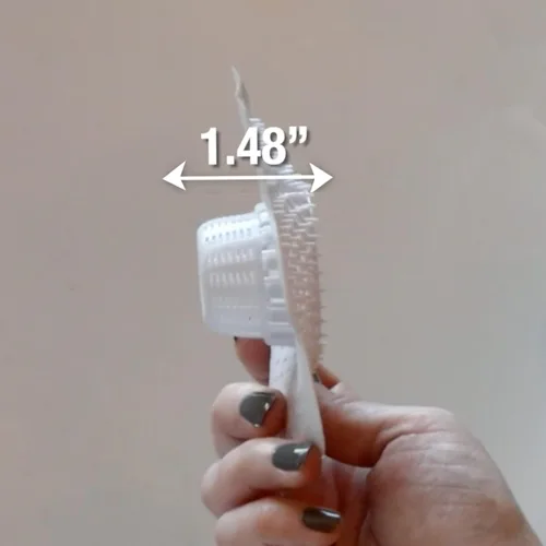 Vista 6 de Danco 10306, Protector de Tina para Pelo y Filtro, Prevención de Obstrucciones de Drenaje de Pelo, Serpiente de Drenaje, Trampa y Taladro