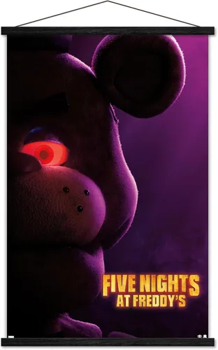 Vista 7 de Trends International Five Nights at Freddy's Movie - Póster de pared de una hoja de Freddy, 22.37 x 34.00 pulgadas, paquete de impresión premium