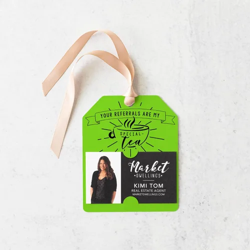 Vista 3 de Your Referrals Are My “Special - Tea" Pop By Gift Tag 6-GT001
