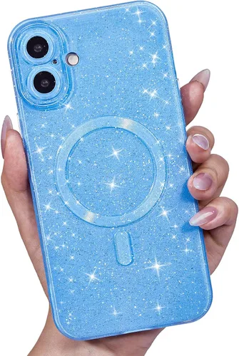 Vista 84 de LoeoeL Funda para iPhone 12 con Purpurina Compatible con Magsafe, Femenina Linda Brillante Magnética Mag Safe Bonita Funda para Teléfono