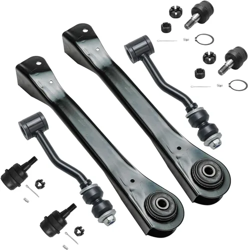 Vista 94 de Detroit Axle - Kit de brazos de control de extremo de 8 piezas para Toyota 2001-2003 Highlander 2002-2003 Camry Lexus ES300, 2 conjuntos de brazos