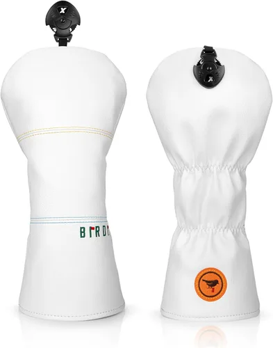Vista 14 de Fundas para Palos de Golf Bordado Elegante Cuero Premium Birdie Golf Funda para Driver Funda Híbrida para Fairway Funda para Putter Blade Funda