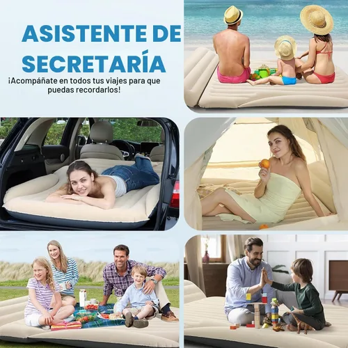 Vista 8 de Ciremiv Cama de Coche con los Accesorios para Dormir Más Completos Colchón de Coche Cómodo Duradero a Prueba de Fugas Almohada Incorporada con Bomba