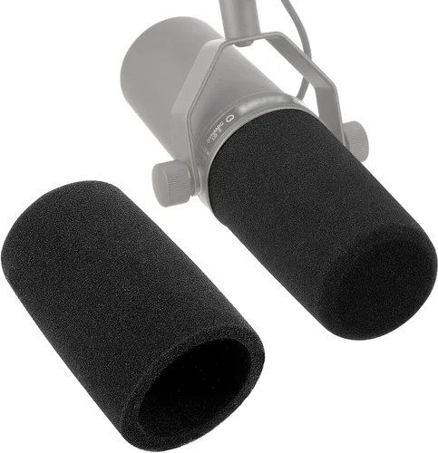 Vista 10 de Blue Yeti Nano Pop Filter - Funda de micrófono profesional para parabrisas compatible con micrófono Yeti azul