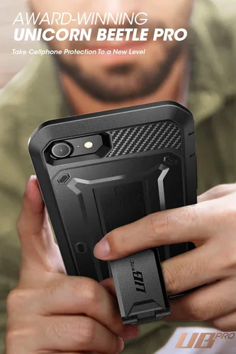 Vista 8 de SUPCASE Funda resistente para iPhone SE de 3ª generación, iPhone SE de 2ª generación, iPhone 7, iPhone 8 (Unicorn Beetle Pro), con protector