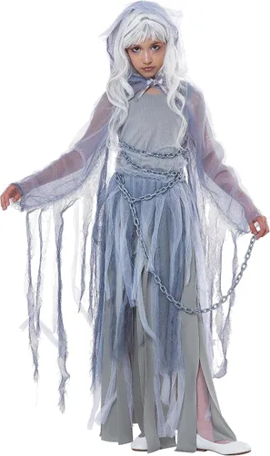 Vista 5 de Disfraz infantil de belleza embrujada de California Costumes, S, Blanco Gris