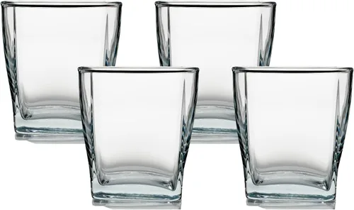 Vista 3 de Anchor Hocking Aniston - Vasos para beber (4 piezas, 11.5 onzas, aptos para lavavajillas)