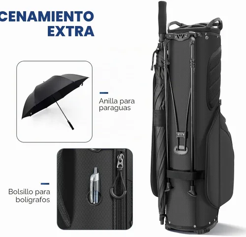 Vista 6 de Bolsa de pie, ligera, ideal para llevar o empujar el carrito