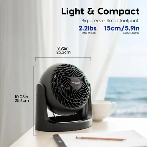 Vista 2 de IRIS USA, Inc. - Ventilador pequeño de circulación de aire