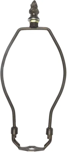 Vista 18 de Bieye SS010 Pantalla de lámpara de soporte para lámpara de mesa estilo Tiffany vidrieras (bronce 4.5 pulgadas de alto)