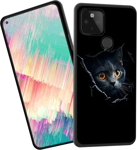 Vista 91 de for Google Pixel 4 XL Case,Slim Shockproof TPU Soft Rubber Silicone Cover Phone Case for Google Pixel 4 XL,Blue Skull Headphone
