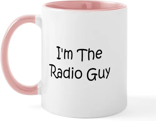 Vista 26 de CafePress Eat Sleep - Taza de café de cerámica con radio, 11 oz (11.0 fl oz)